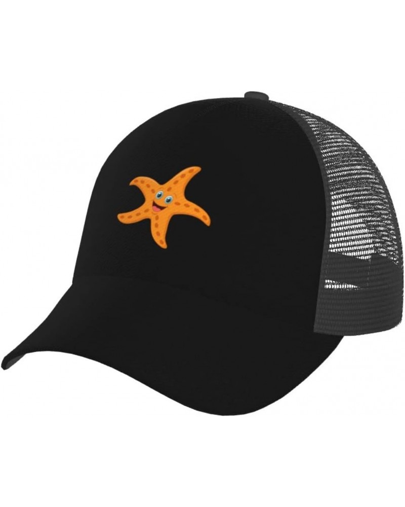 Cartoon Starfish Baseball Cap Adjustable for Men Women Breathable Mesh Back Baseball Caps Casual Outdoor Hat Trucker Hat $14....