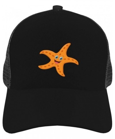 Cartoon Starfish Baseball Cap Adjustable for Men Women Breathable Mesh Back Baseball Caps Casual Outdoor Hat Trucker Hat $14....