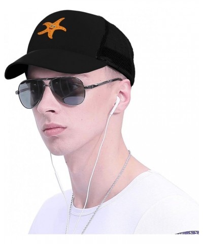 Cartoon Starfish Baseball Cap Adjustable for Men Women Breathable Mesh Back Baseball Caps Casual Outdoor Hat Trucker Hat $14....