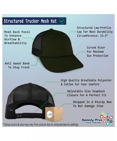 Custom Trucker Hat Baseball Cap Animal Trainer Dog Cotton Obedience Dad Hats for Men & Women Loden Black Design Only $10.40 B...