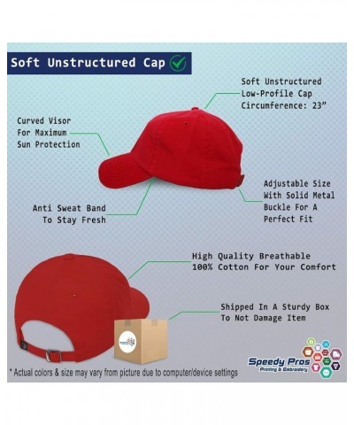 Soft Baseball Cap Oh The Places You'll Go Cotton Dad Hats for Men & Women Red $13.05 Baseball Caps