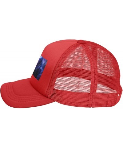 Game Mass Baseball Cap Effect 3D Printing Hip Hop for Men Women Adjustable Baseball Cap Black Red $14.78 Baseball Caps