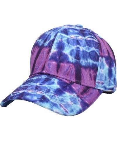 Men and Women Casual Summer Printed Adjustable Outdoor Sunshade Visors Baseball Hat Gardening Visor 1-purple $9.73 Visors