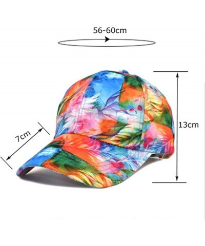 Men and Women Casual Summer Printed Adjustable Outdoor Sunshade Visors Baseball Hat Gardening Visor 1-purple $9.73 Visors