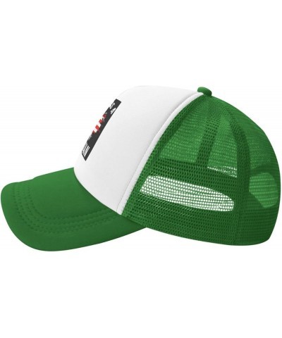 I Identifys As A Pissed Off American Mesh Trucker Hat Women Baseball Cap for Men Golf Dad Hat Snapback Hat Black Green $10.45...