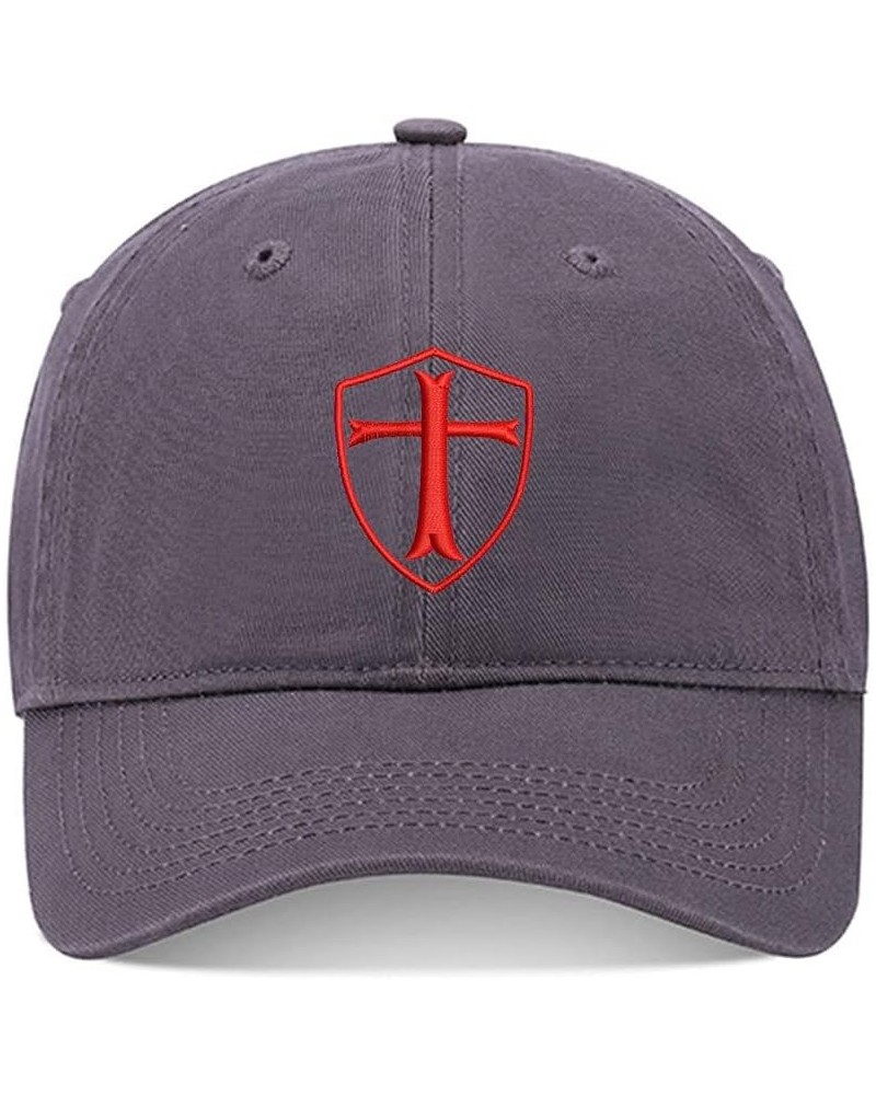 Baseball Hats Mens Women Templar Shield - Knights Christian 2 Embroidered Unisex Classic Adjustable Outdoor Dad Cap for Men G...