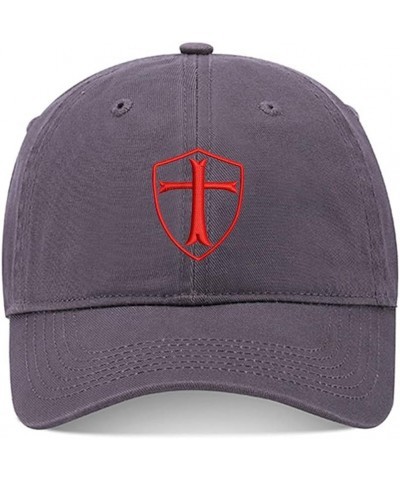 Baseball Hats Mens Women Templar Shield - Knights Christian 2 Embroidered Unisex Classic Adjustable Outdoor Dad Cap for Men G...