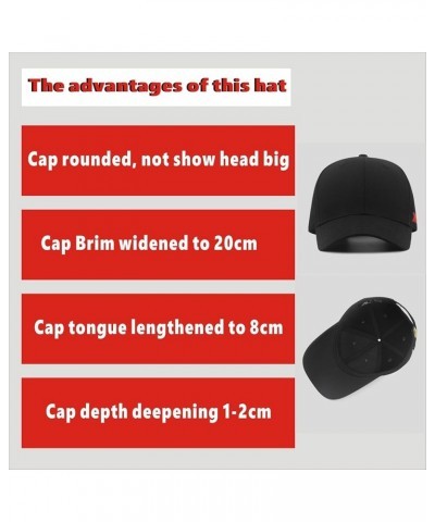 Oversize Baseball Cap XXL big head hats for men large embroidery hats Dad Hat Adjustable 23.6"-26.8 Gray $10.99 Baseball Caps