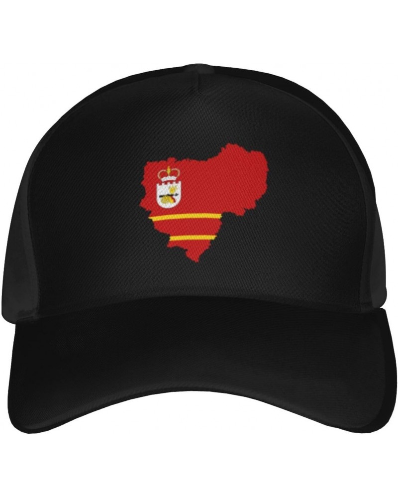 Flag Map of Smolensk Oblast Baseball Cap Men's and Women's Baseball Hat Adjustable Casual Outdoor Breathable Caps Truck Drive...