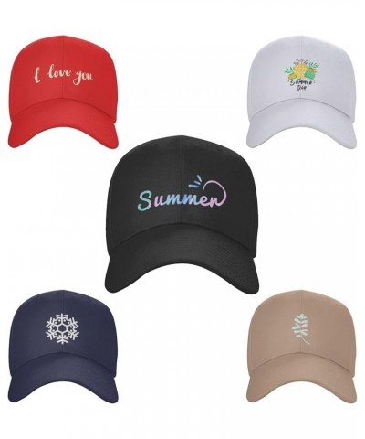 Custom Hat Add Your Name Logo Text Photo Personalized Baseball Hats Yellow $7.77 Baseball Caps