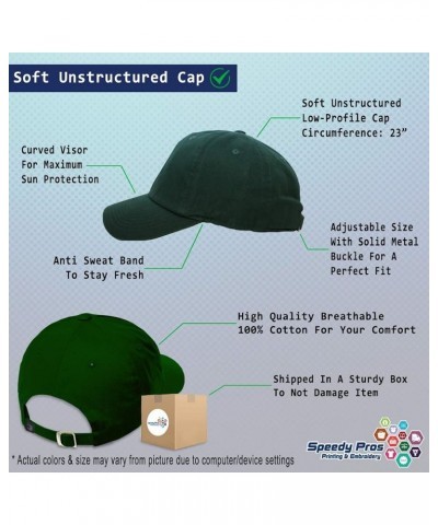 Soft Baseball Cap Proud Faithful Strong Cotton Dad Hats for Men & Women Forest Green $16.81 Baseball Caps