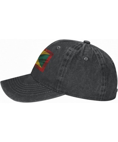 Grenada Flag Baseball Cap for Men Women Fashionable Adjustable Denim Hat $15.25 Baseball Caps