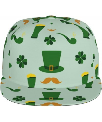 St. Patrick's Day Baseball Cap, Flat Brim Trucker Hat, Buckle Adjustable St. Patrick's Day12 $11.59 Baseball Caps