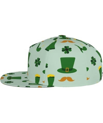 St. Patrick's Day Baseball Cap, Flat Brim Trucker Hat, Buckle Adjustable St. Patrick's Day12 $11.59 Baseball Caps