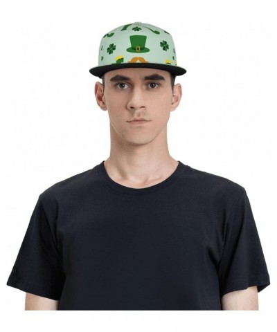 St. Patrick's Day Baseball Cap, Flat Brim Trucker Hat, Buckle Adjustable St. Patrick's Day12 $11.59 Baseball Caps