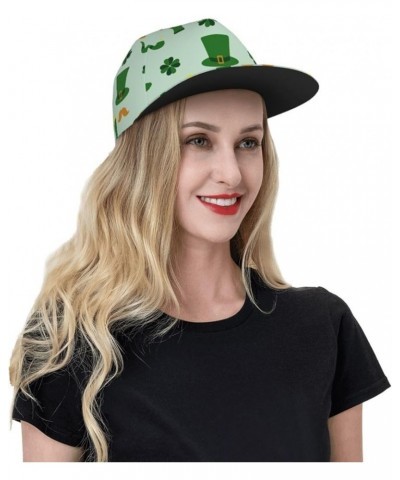 St. Patrick's Day Baseball Cap, Flat Brim Trucker Hat, Buckle Adjustable St. Patrick's Day12 $11.59 Baseball Caps