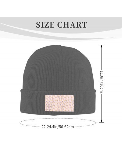 Lovely Rice Ball Print Unisex Warm Knit Hat Cap Winter Cap Cute Soft Warm Outdoor Ski Knit Cap Nightcap Deep Heather $9.31 Sk...