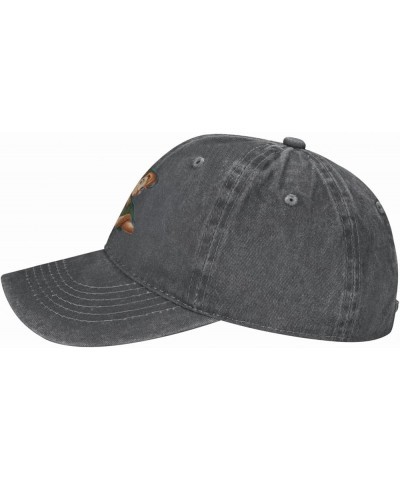 Peter and Pan Baseball Cap Outdoor Leisure Adjustable Vintage Classic Denim Hat Cotton Adult Unisex Black Deep Heather $12.14...