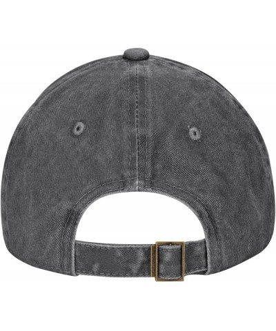 Peter and Pan Baseball Cap Outdoor Leisure Adjustable Vintage Classic Denim Hat Cotton Adult Unisex Black Deep Heather $12.14...