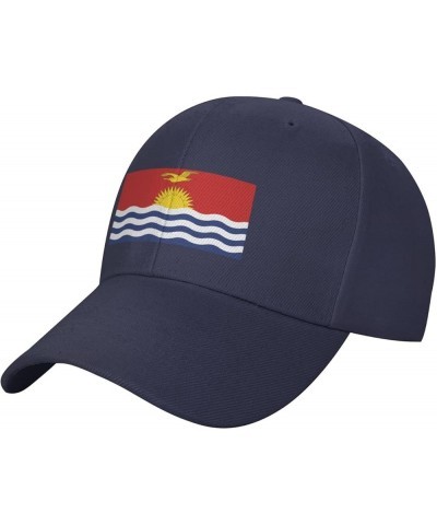 Flag of Kiribati Baseball Cap for Men Women Hat Adjustable Truck Driver Baseball Caps Dad Hats Navy Blue $11.02 Baseball Caps