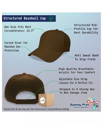 Custom Baseball Cap Legislator Government Acrylic Laws Dad Hats for Men and Women Brown Design Only $12.96 Baseball Caps