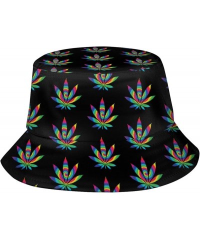 Avocado Heart Outdoor Sun Fisherman's hat Bucket Caps Breathable Beach Hats for Men Women Tie Dye Weed $11.54 Bucket Hats