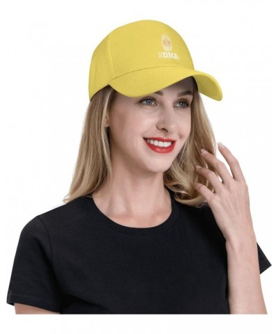 Adjustable Seal of Sikkim It's in My DNA Baseball Caps for Men Women Hat Truck Driver Hats Funny Baseball Cap Yellow $12.40 B...