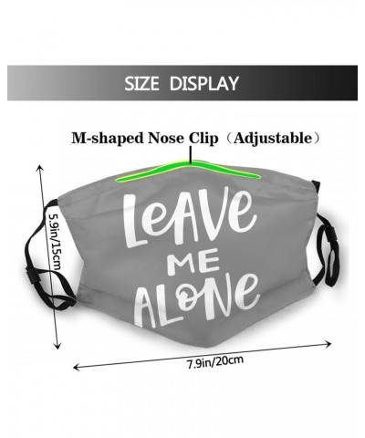 Leave Me Alone Mask Protect Respiratory System Breathe with Peace of Mind Black $12.34 Balaclavas