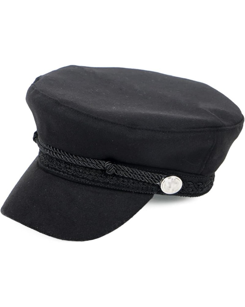 Women Men Fiddler Cap Newsboy Hat Visor Beret Cap Gatsby Hat Greek Fisherman Sailor Driver Hat Flat Cap Black $14.59 Newsboy ...