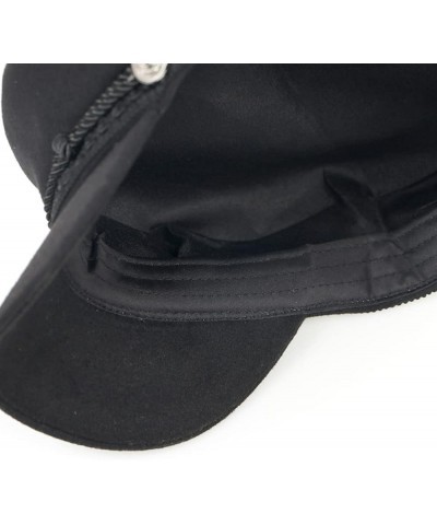 Women Men Fiddler Cap Newsboy Hat Visor Beret Cap Gatsby Hat Greek Fisherman Sailor Driver Hat Flat Cap Black $14.59 Newsboy ...