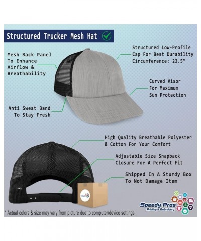 Trucker Baseball Cap Mm Warrior Cotton Dad Hats for Men & Women Heather Gray Black $12.60 Baseball Caps