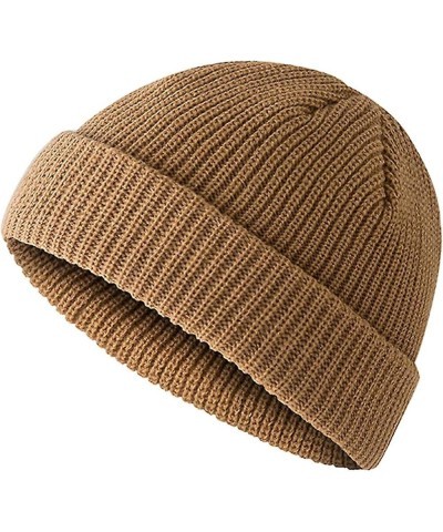 B43R Recycled Mini Fisherman Beanie - Sustainable and Stylish Hat Light Grey $9.97 Skullies & Beanies