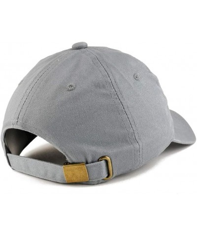 Orca Killer Whale Solid Adjustable Unstructured Dad Hat Grey $10.50 Baseball Caps