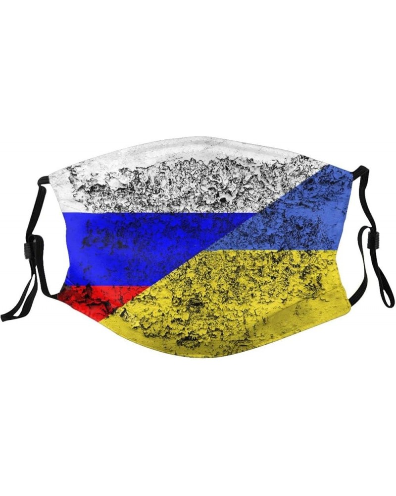 Flag of Ukraine Reusable Face Mask with Pocket, Washable Balaclava for Women Man Youth Flag of Ukraine-5 $9.47 Balaclavas