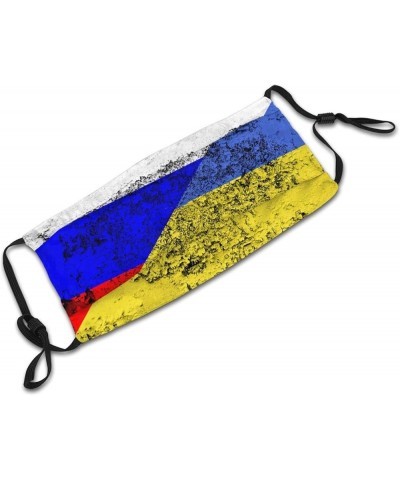 Flag of Ukraine Reusable Face Mask with Pocket, Washable Balaclava for Women Man Youth Flag of Ukraine-5 $9.47 Balaclavas