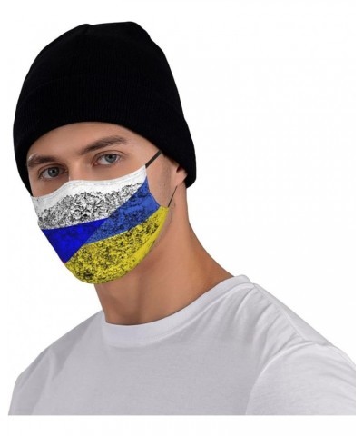 Flag of Ukraine Reusable Face Mask with Pocket, Washable Balaclava for Women Man Youth Flag of Ukraine-5 $9.47 Balaclavas