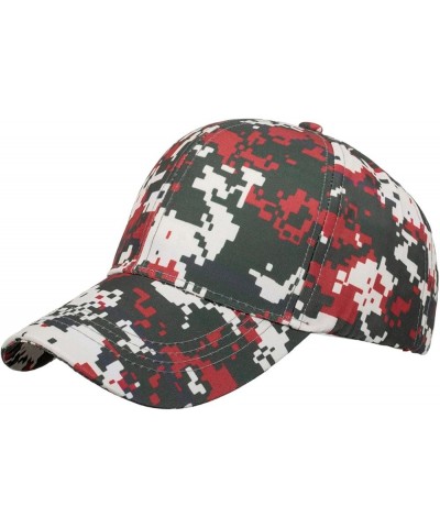 Lb Baseball Cap Fashion Women Men Sport Prints Breathable Beach Baseball Cap Hip Hop Hat Sun Hat Red $7.89 Baseball Caps