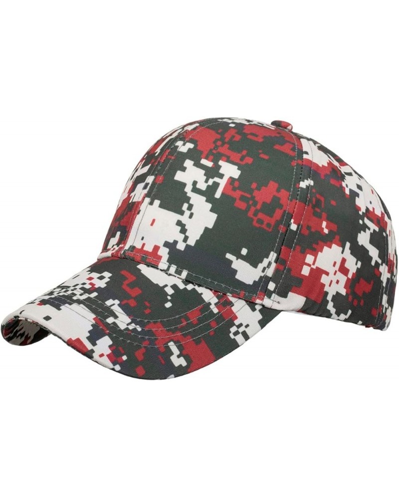 Lb Baseball Cap Fashion Women Men Sport Prints Breathable Beach Baseball Cap Hip Hop Hat Sun Hat Red $7.89 Baseball Caps