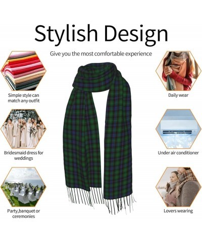 All Ireland (Green Tartan) Imitation Cashmere Tassel Scarf Winter Scarf Autumn Softest Classic Warm 2 $14.78 Scarves