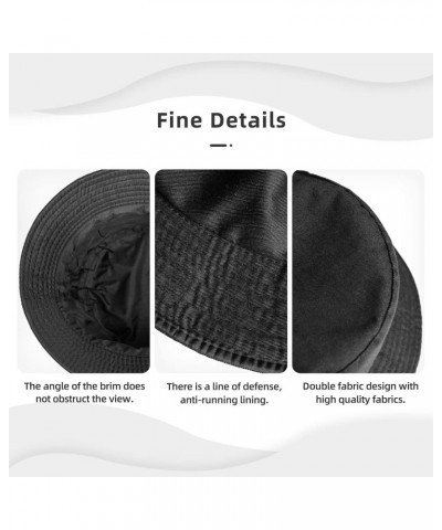 Kevin Rapper Music Gates Fisherman's Hat Breathable Occasion Suitable for Daily Wear, Sports and Outdoors Such as Camping Buc...