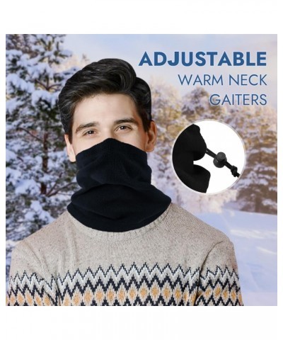 Winter Neck Warmer Ski Face Mask: Neck Gaiter Mask Face Cover Balaclava Scarf Multi-dark 6p $9.66 Scarves