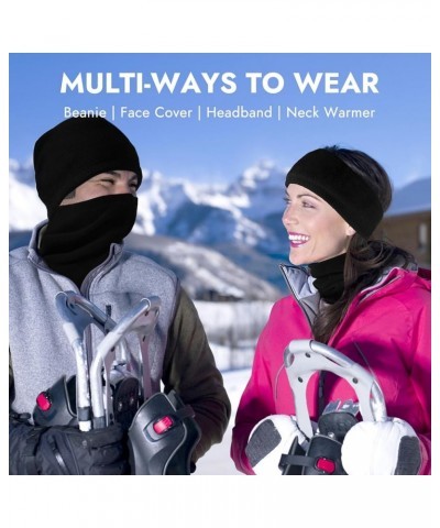 Winter Neck Warmer Ski Face Mask: Neck Gaiter Mask Face Cover Balaclava Scarf Multi-dark 6p $9.66 Scarves