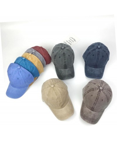 2pcs Adjustable Baseball Cap Wash Dyed Hat Fashion Hat Low Profile Hat Cotton Hat Light Board Peaked Cap Khakix2pcs $6.86 Bas...