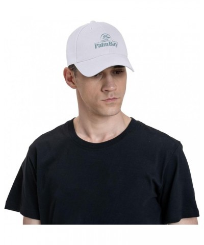 Seal of Palm Bay, Florida Baseball Cap for Men Women Dad Hat Classic Adjustable Golf Hats White $10.73 Baseball Caps