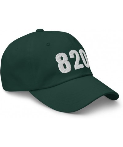 820 Hat Oxnard CA Hat Mobile Telephone Area Code 820 Dad Cap Embroidered Dad Hat Baseball Cap Spruce $17.73 Baseball Caps