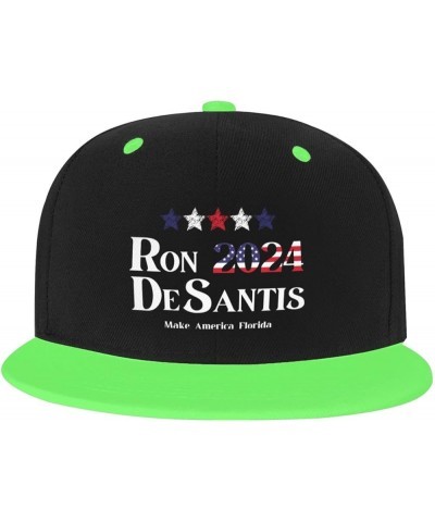 Ron Desantis Baseball Cap Men Hat Women Dad Hat Sun Hat Adjustable Trucker Hat Cowboy Hat White Green $10.58 Baseball Caps