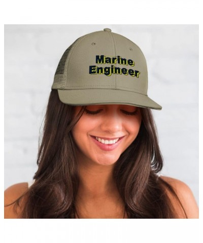 Custom Trucker Hat Baseball Cap Nautical Engineer Sail Cotton Military Dad Hats for Men & Women Khaki Design Only $15.68 Base...