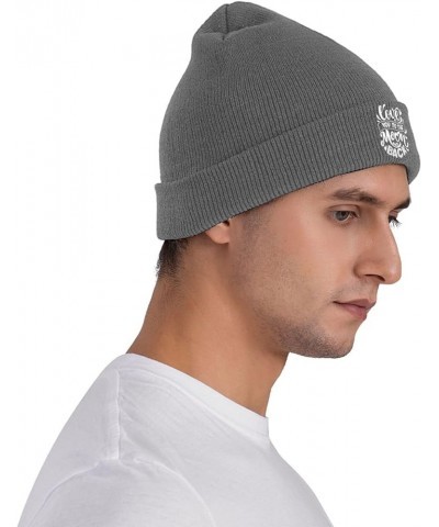 I Love You to The Moon and Back Adult Knitted Hat Beanie Winter Warm Skull Hat - Men Women Deep Heather $19.60 Skullies & Bea...