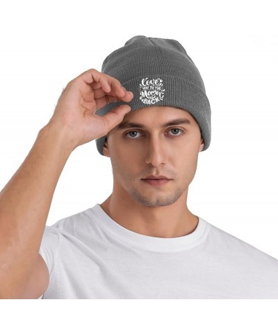 I Love You to The Moon and Back Adult Knitted Hat Beanie Winter Warm Skull Hat - Men Women Deep Heather $19.60 Skullies & Bea...