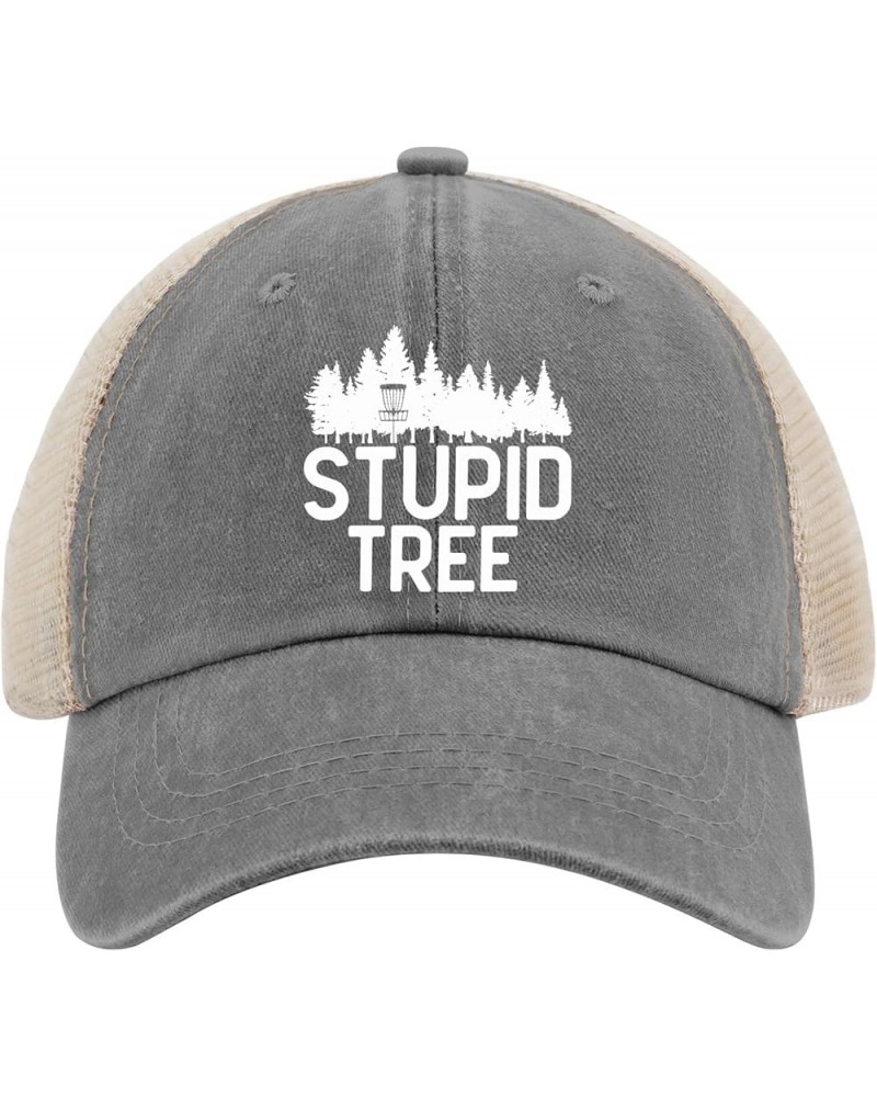 Stupid Tree Hats Women's Hat AllBlack Men's Hats Gifts for Son Hiking Hat Gray02 $10.78 Sun Hats